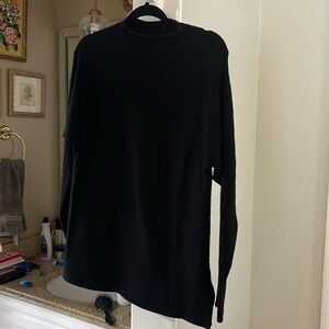 Banana Republic black funnel neck sweater